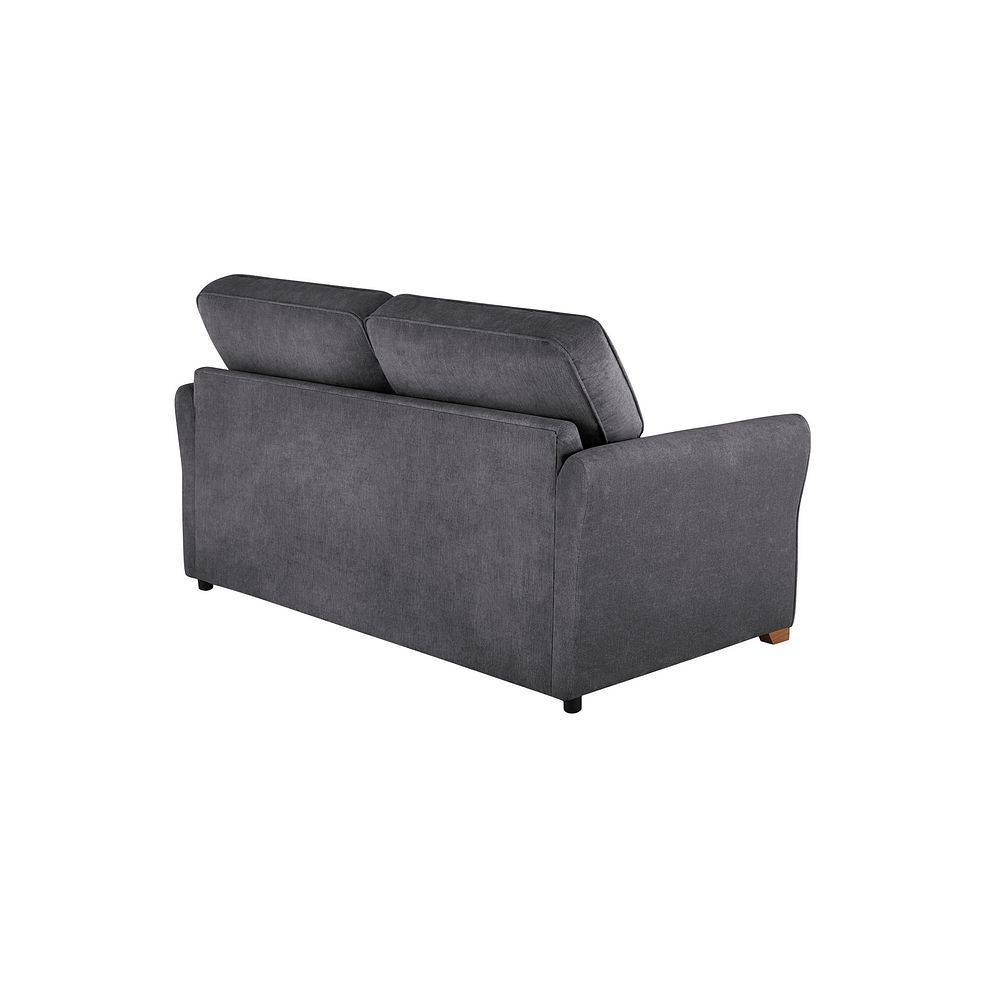 Jasmine 3 Seater Sofa Bed with Deluxe Mattress in Campo Pewter with Khalifa Steel Scatters 4