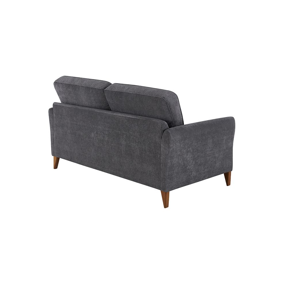 Jasmine 3 Seater Sofa in Campo Fabric - Pewter with Khalifa Steel Scatters Thumbnail 3