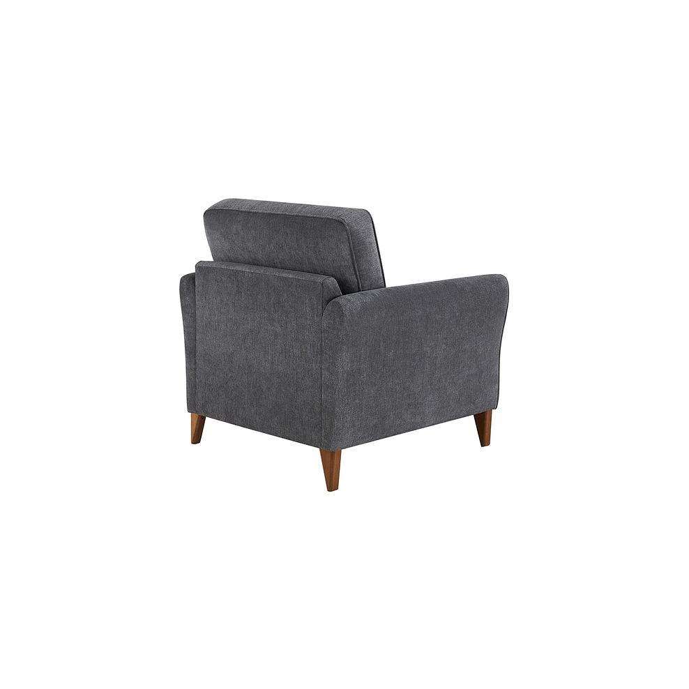 Jasmine Armchair in Campo Fabric - Pewter with Khalifa Steel Scatters 3