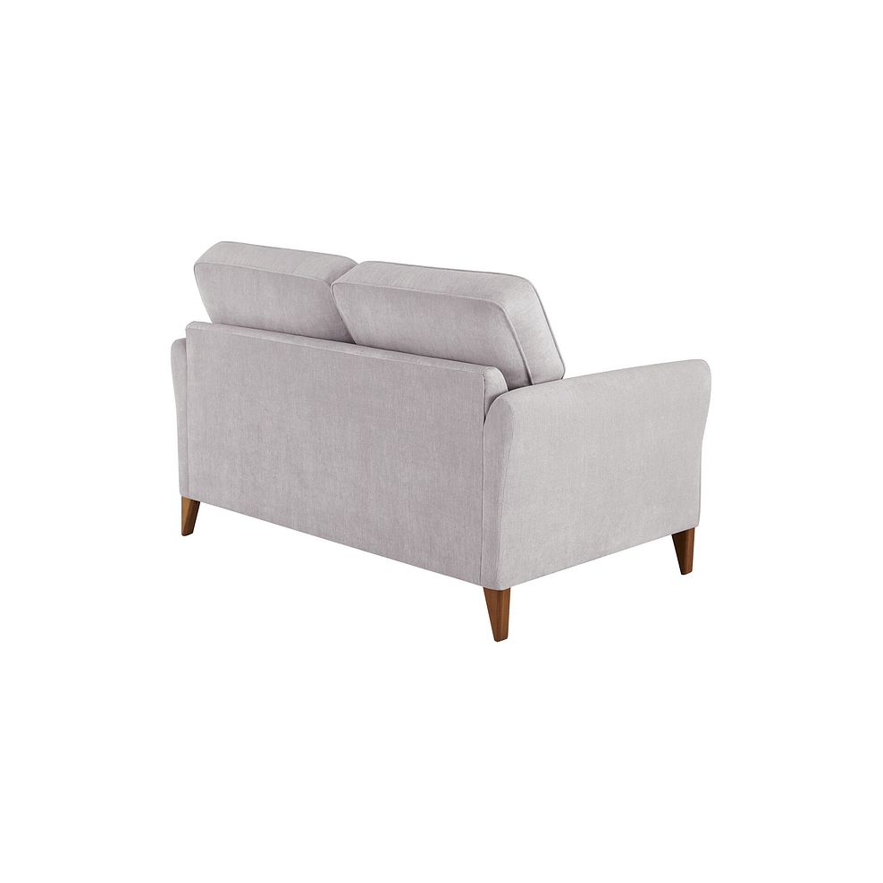 Jasmine 2 Seater Sofa in Campo Fabric - Silver with Khalifa Steel Scatters 3