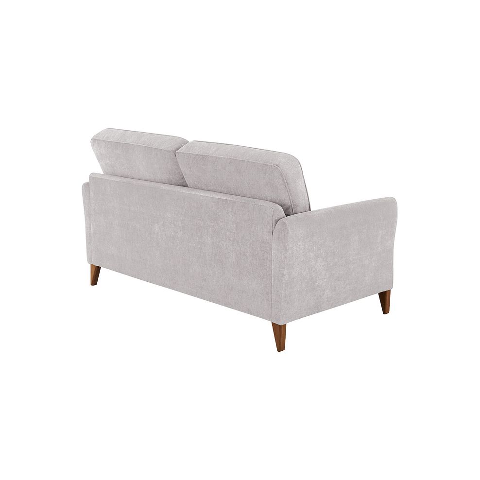 Jasmine 3 Seater Sofa in Campo Fabric - Silver with Khalifa Steel Scatters 4
