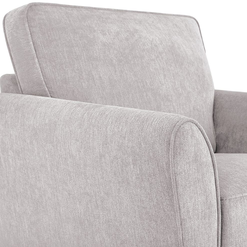 Jasmine Armchair in Campo Fabric - Silver with Khalifa Steel Scatters 7