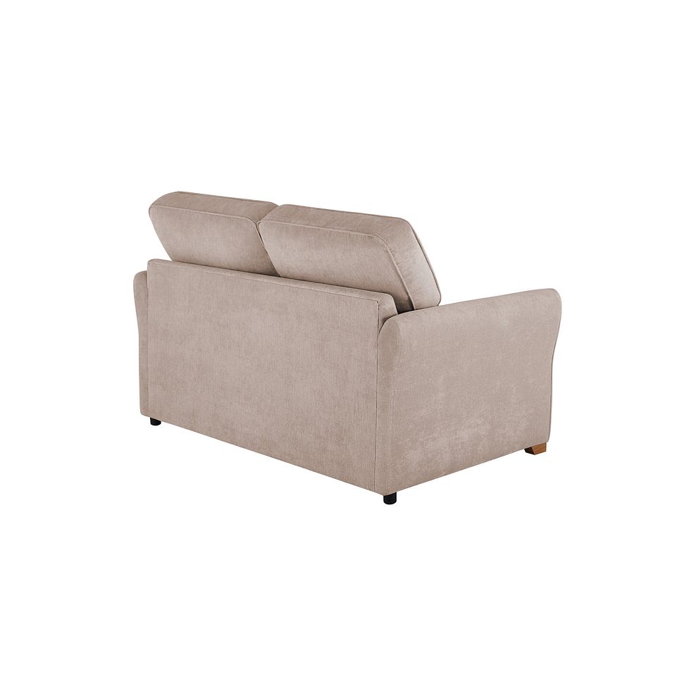 Jasmine 2 Seater Sofa Bed with Deluxe Mattress in Campo Taupe with Khalifa Gold Scatters Thumbnail 4
