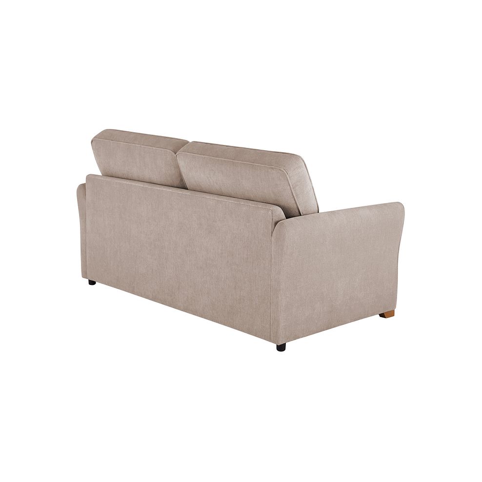 Jasmine 3 Seater Sofa Bed with Standard Mattress in Campo Taupe with Khalifa Gold Scatters Thumbnail 4