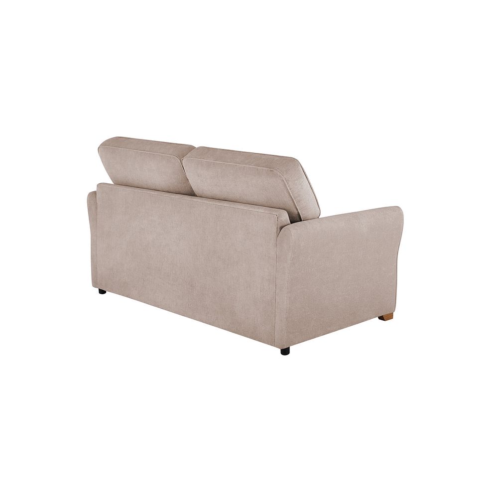 Jasmine 3 Seater Sofa Bed with Deluxe Mattress in Campo Taupe with Khalifa Gold Scatters Thumbnail 4
