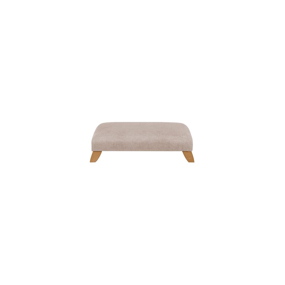 Jasmine Footstool in Campo Taupe Fabric 2