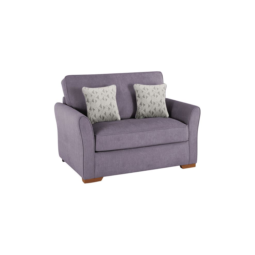 Jasmine Armchair Sofa Bed in Cosmo Pewter Fabric Oak Furnitureland