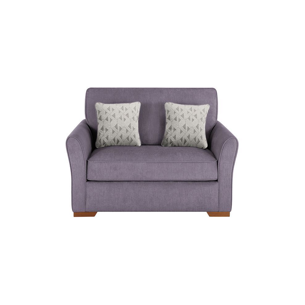 Jasmine Armchair Sofa Bed in Cosmo Pewter Fabric Oak Furnitureland