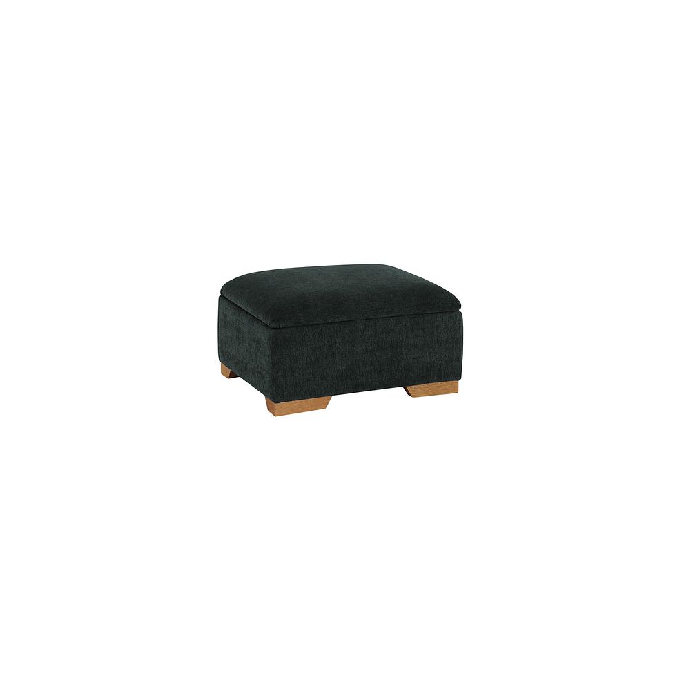 Jasmine Storage Footstool in Orkney Forest Fabric 1