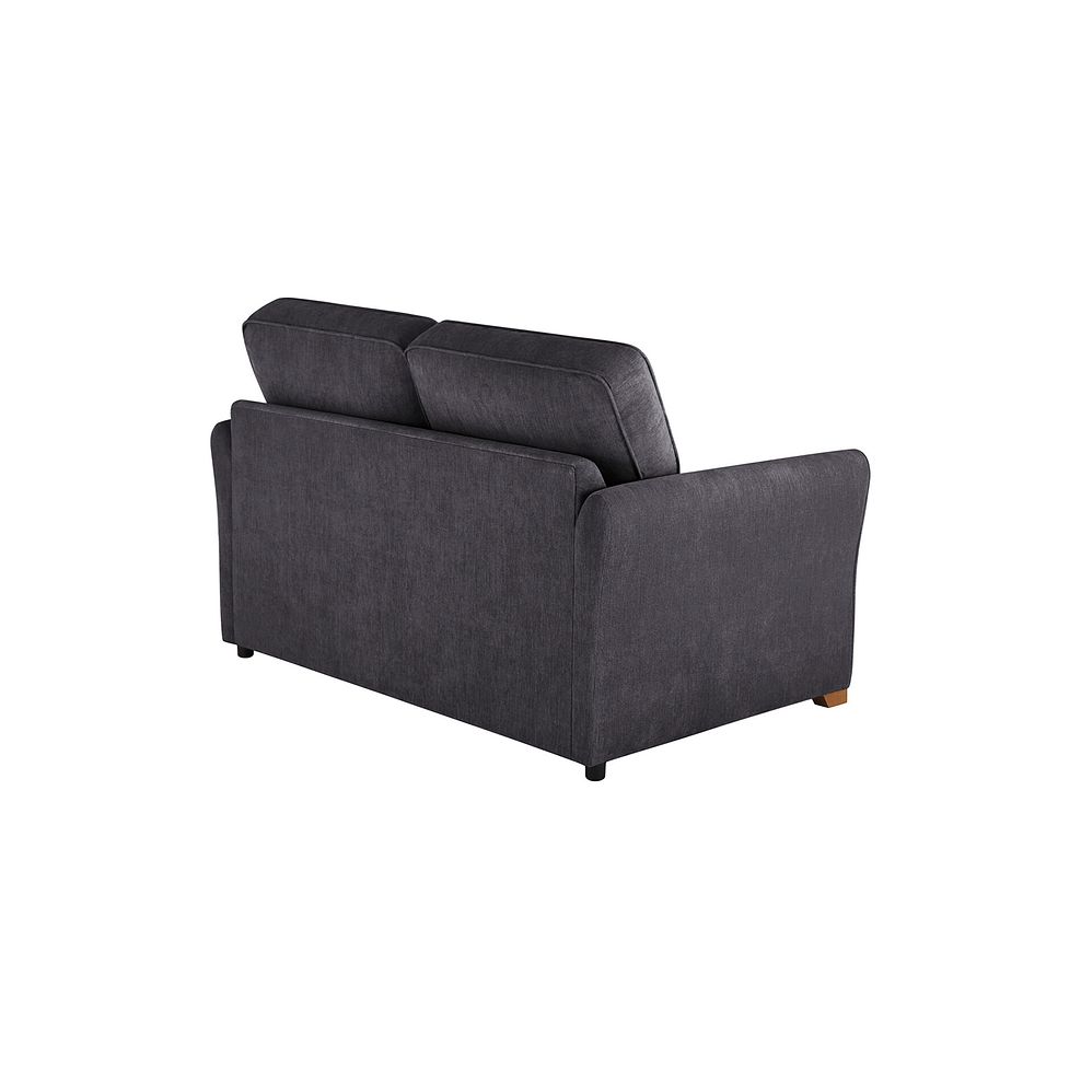 Jasmine 2 Seater Sofa Bed with Standard Mattress in Orkney Graphite with Newton Ocean Scatters 4