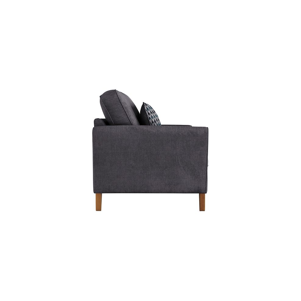 Jasmine 2 Seater Sofa in Orkney Fabric - Graphite with Newton Ocean Scatters 4