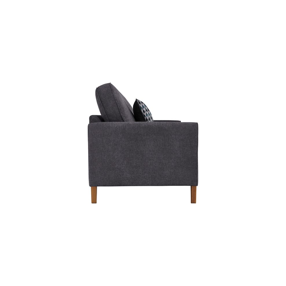 Jasmine 3 Seater Sofa in Orkney Fabric - Graphite with Newton Ocean Scatters 4