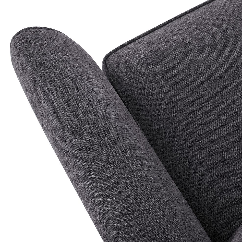 Jasmine Armchair Sofa Bed with Deluxe Mattress in Orkney Graphite with Newton Ocean Scatters 9