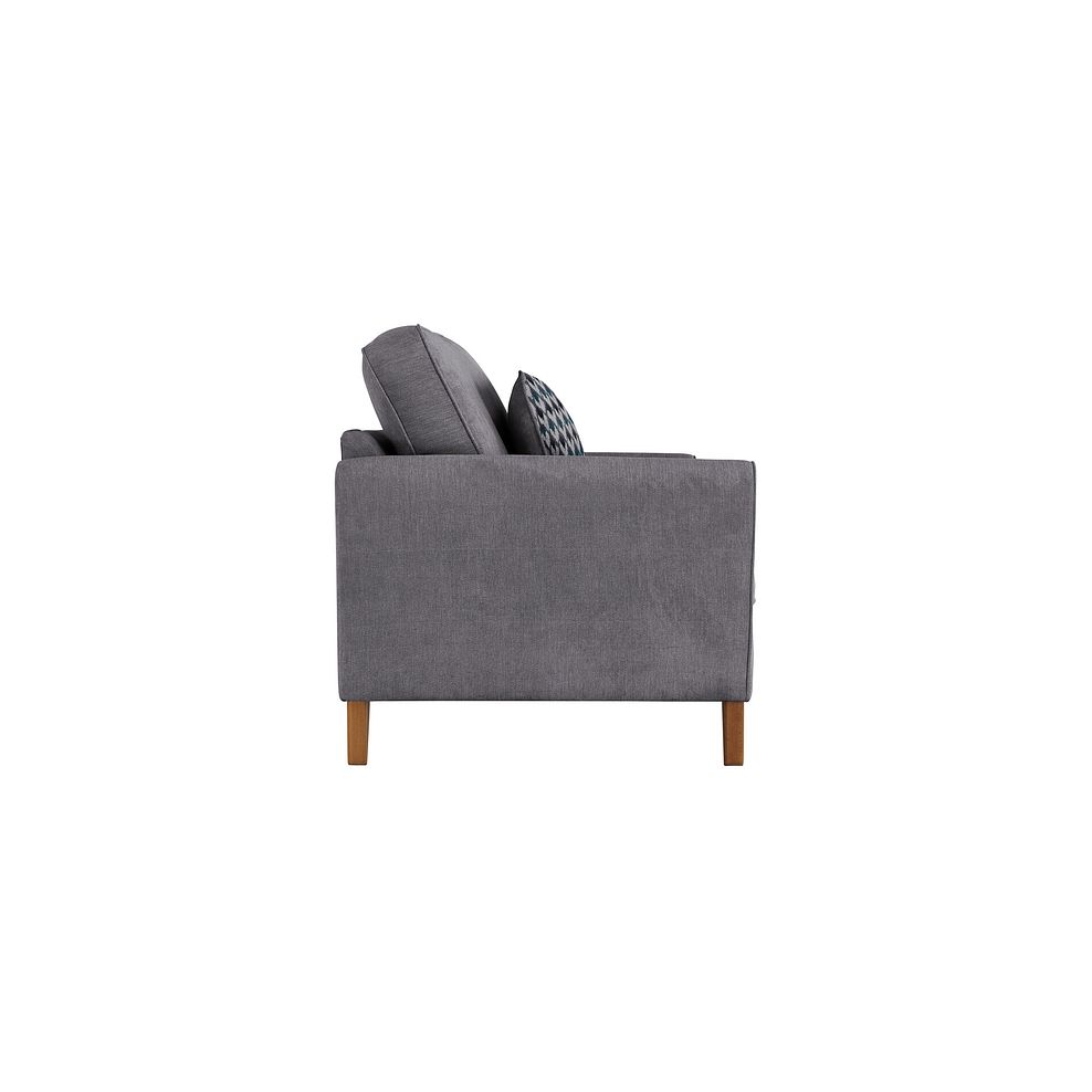 Jasmine 2 Seater Sofa in Orkney Fabric - Grey with Newton Ocean Scatters 4