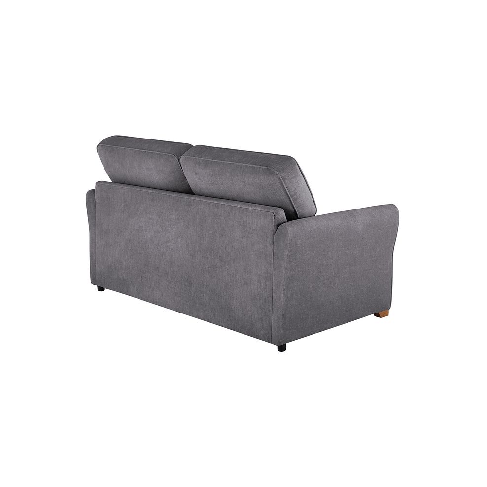 Jasmine 3 Seater Sofa Bed with Deluxe Mattress in Orkney Grey with Newton Ocean Scatters 4
