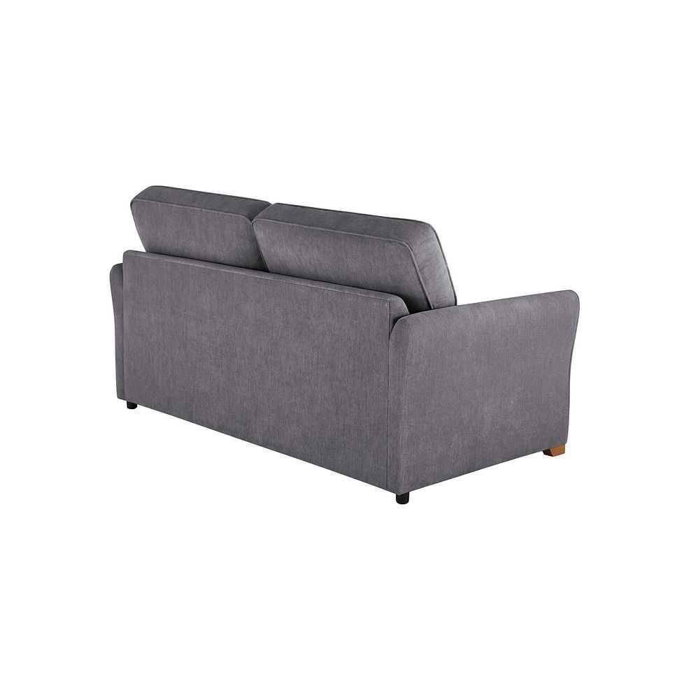 Jasmine 3 Seater Sofa Bed with Standard Mattress in Orkney Grey with Newton Ocean Scatters 4