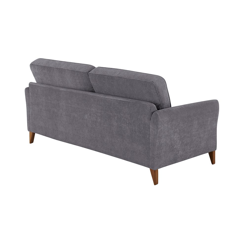 Jasmine 4 Seater Sofa in Orkney Fabric - Grey with Newton Ocean Scatters 3
