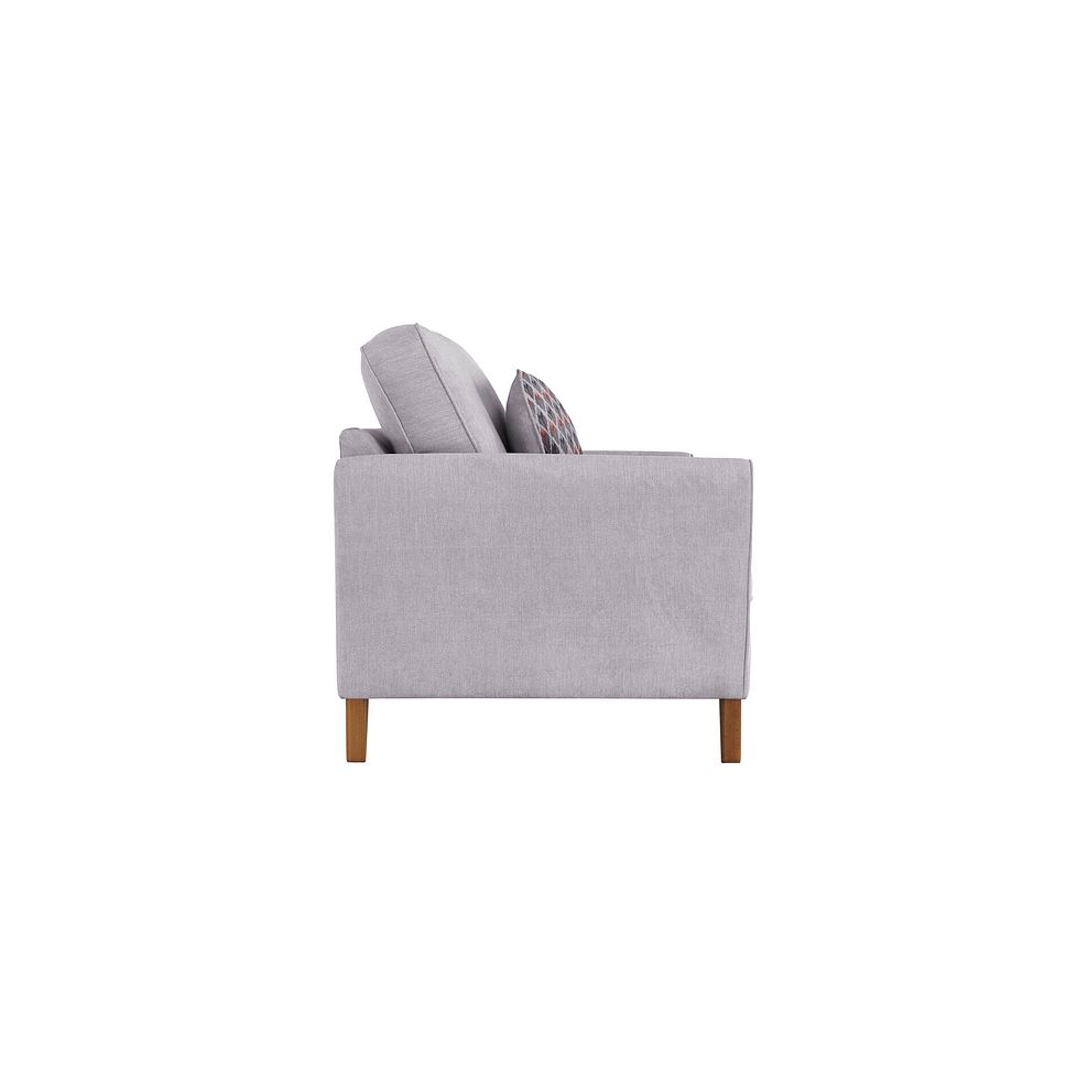 Jasmine 2 Seater Sofa in Orkney Fabric - Natural with Newton Coral Scatters 4