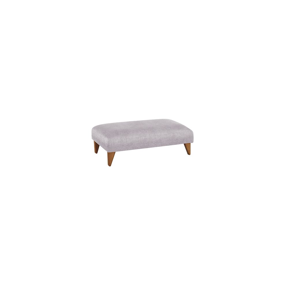 Jasmine Footstool in Orkney Natural Fabric 1