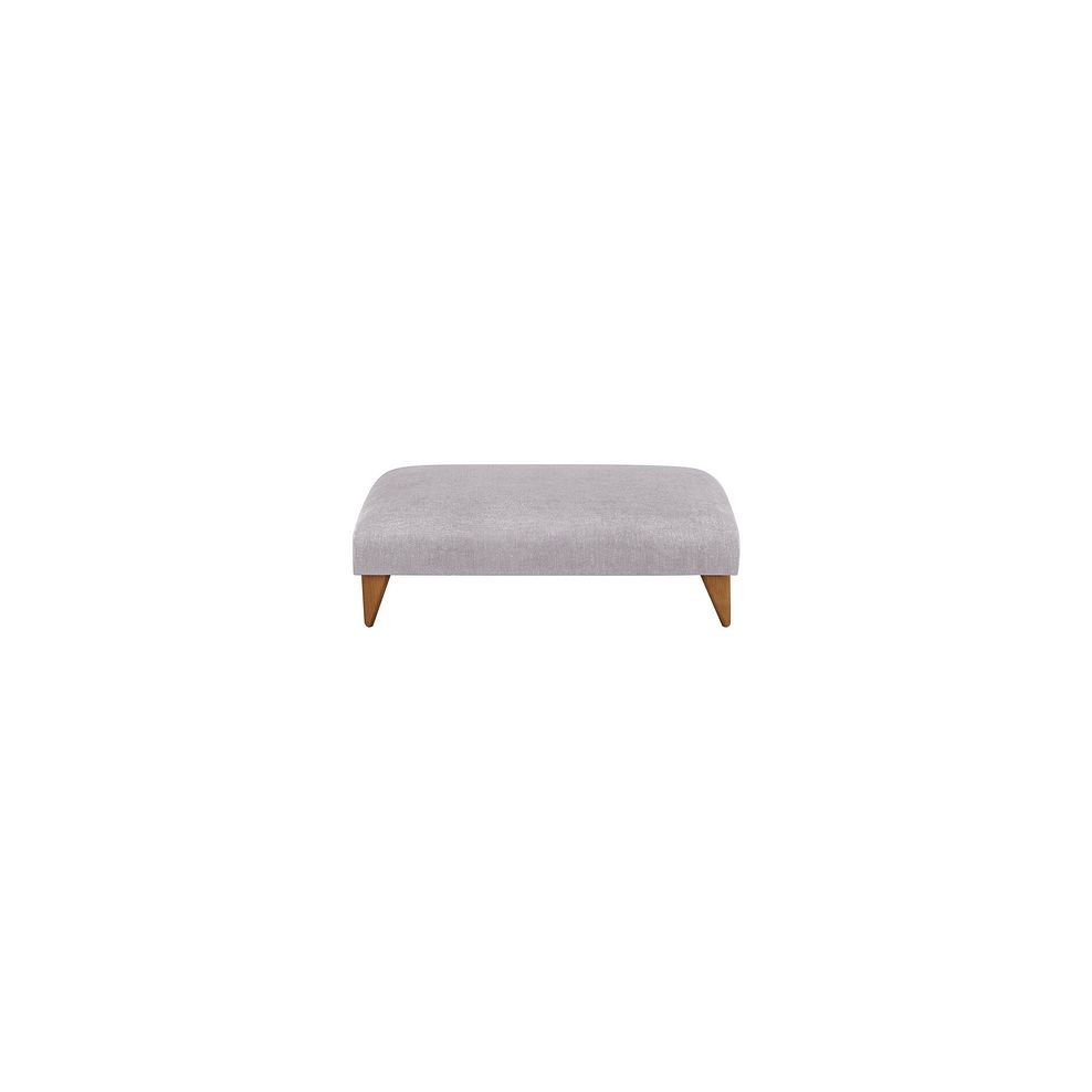 Jasmine Footstool in Orkney Natural Fabric 2
