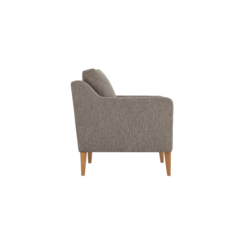 Jensen Accent Chair in Beige Fabric Thumbnail 4