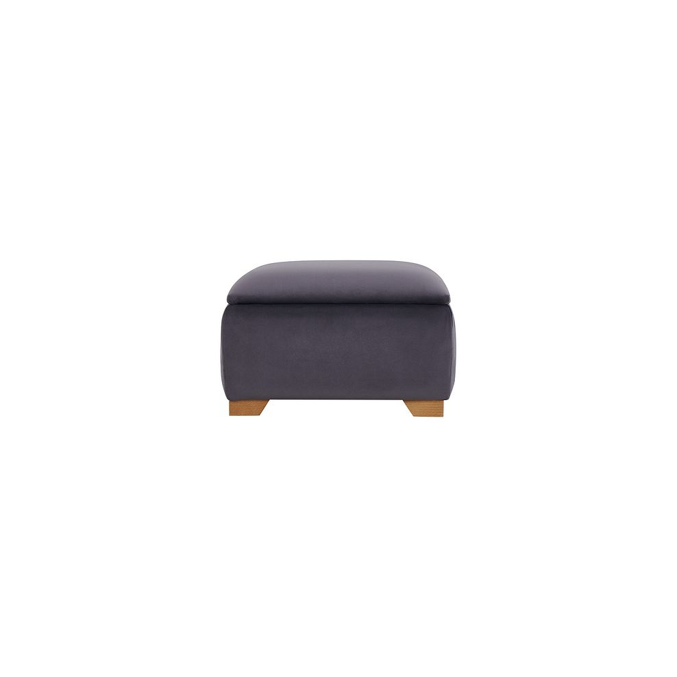 Jensen Storage Footstool in Granite Fabric Thumbnail 4