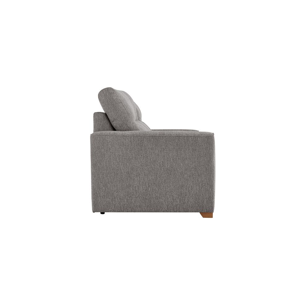 Jensen 2 Seater Deluxe Sofa Bed in Silver with Zest Accent Cushions 5