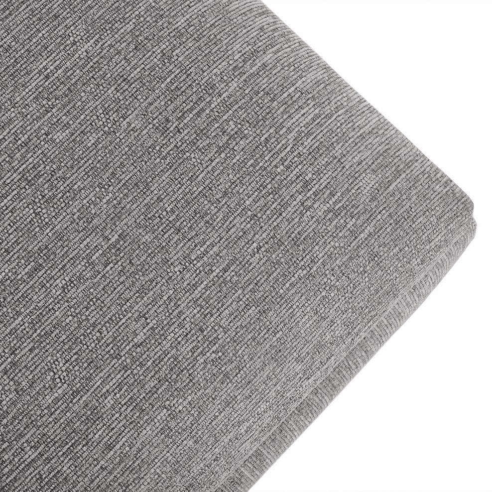 Jensen Storage Footstool in Silver Fabric 6