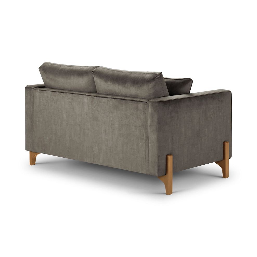 Jude 2 Seater Sofa in Duke Cedar Fabric with Oak Feet 4