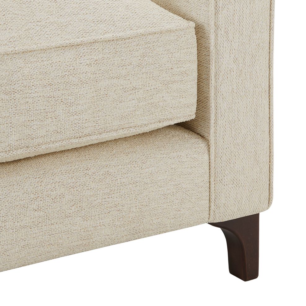 Jude Armchair in Oscar Linen Fabric with Walnut Finished Feet 8