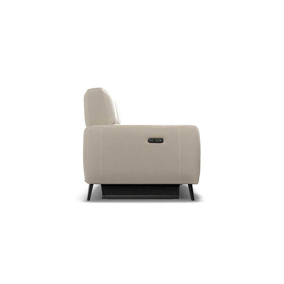 Juliette 2 Seater Recliner Sofa With Power Headrest in Pebble Leather 8