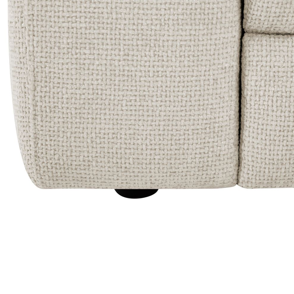 Juno 2 Seater Electric Recliner Sofa With Power Headrests in Hopsack Natural Fabric 10