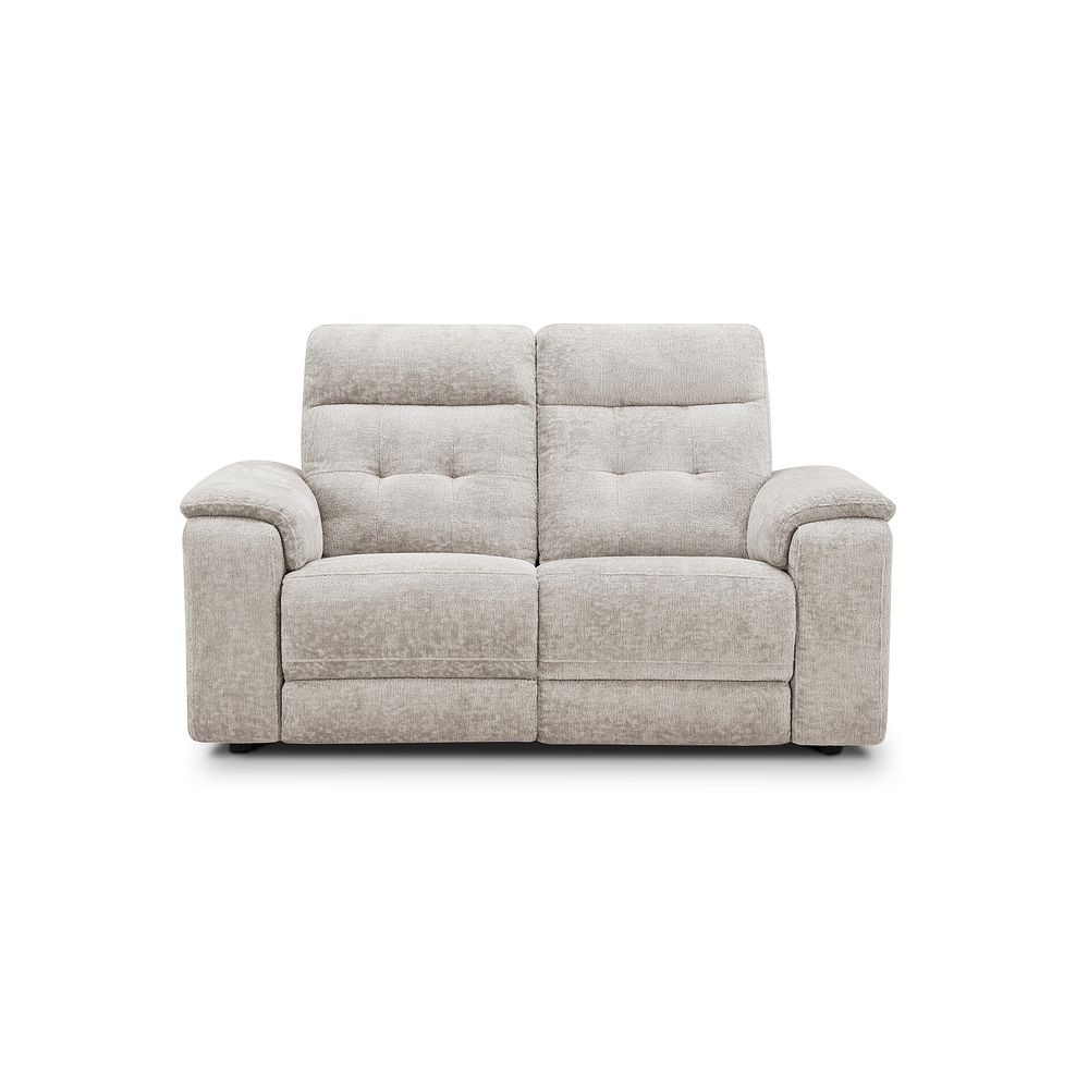 Juno 2 Seater Electric Recliner Sofa With Power Headrests in Koto Turtle Dove Fabric 4