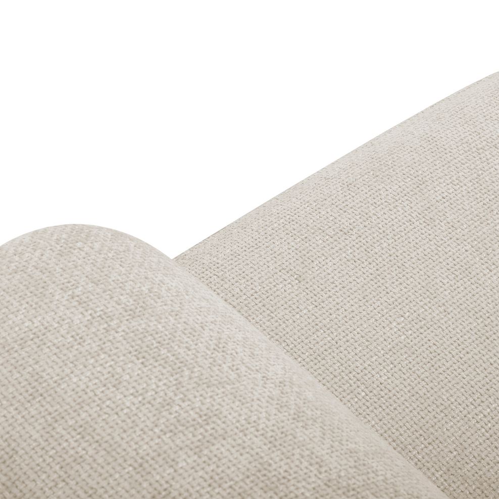 Juno Left Hand Corner Electric Recliner Sofa With Power Headrests in Hopsack Natural Fabric 13