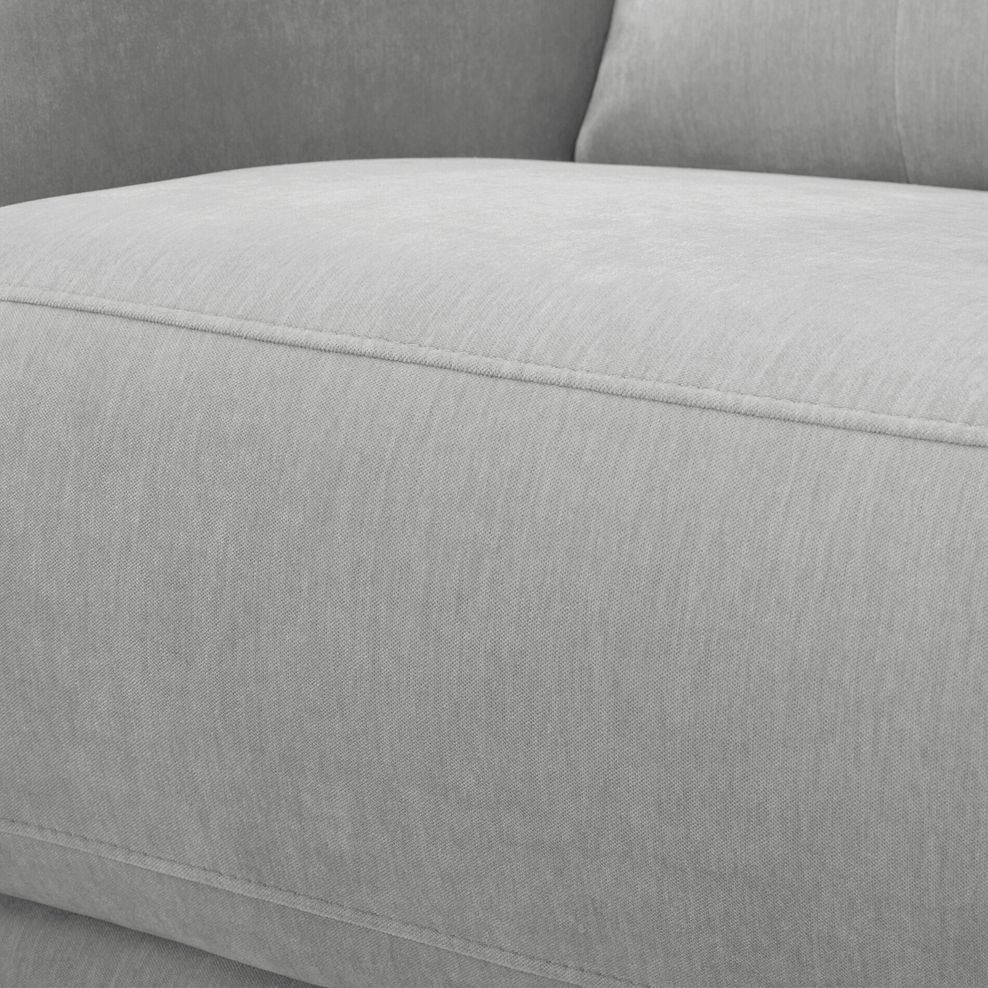 Juno Left Hand Corner Electric Recliner Sofa With Power Headrests in Amigo Dove Fabric 11