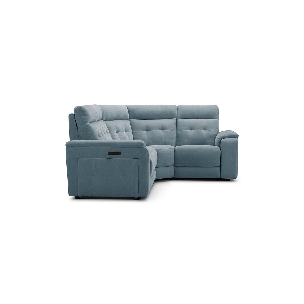 Juno Left Hand Corner Electric Recliner Sofa With Power Headrests in Amigo Mineral Fabric 5