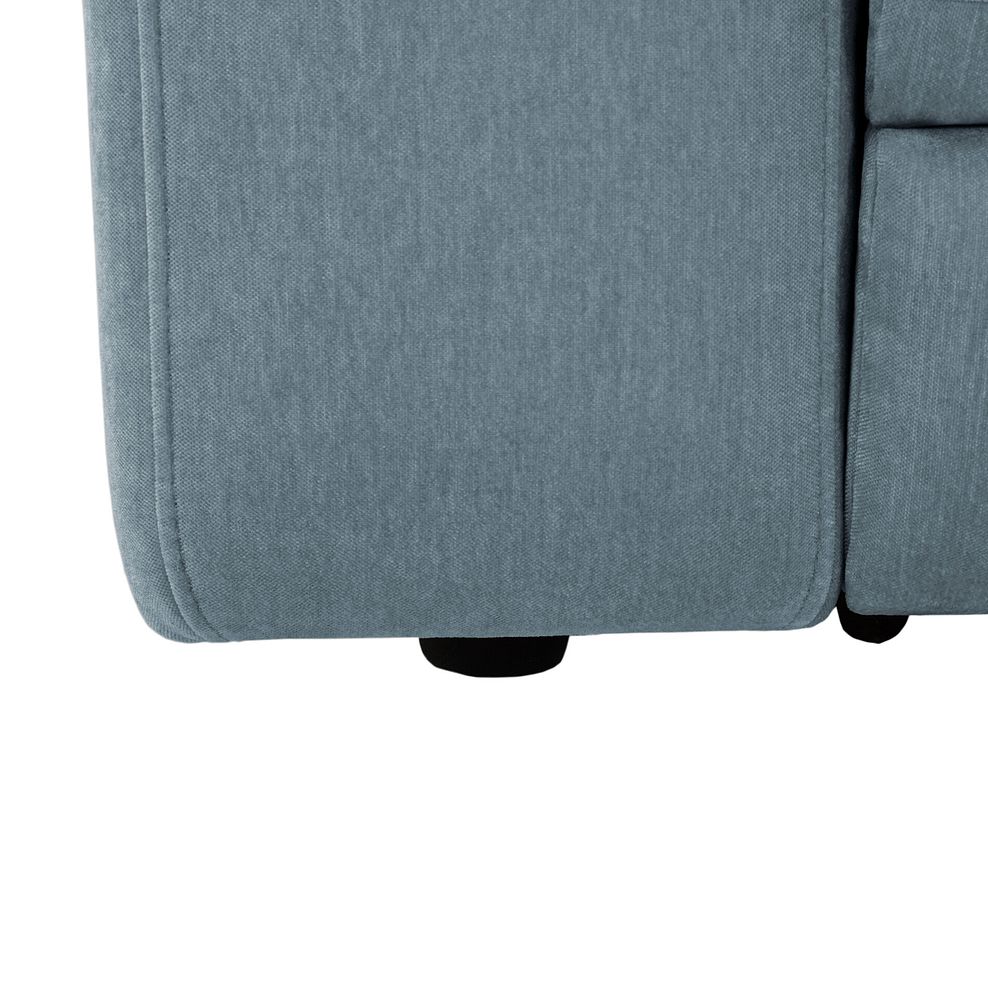 Juno Left Hand Corner Electric Recliner Sofa With Power Headrests in Amigo Mineral Fabric 8