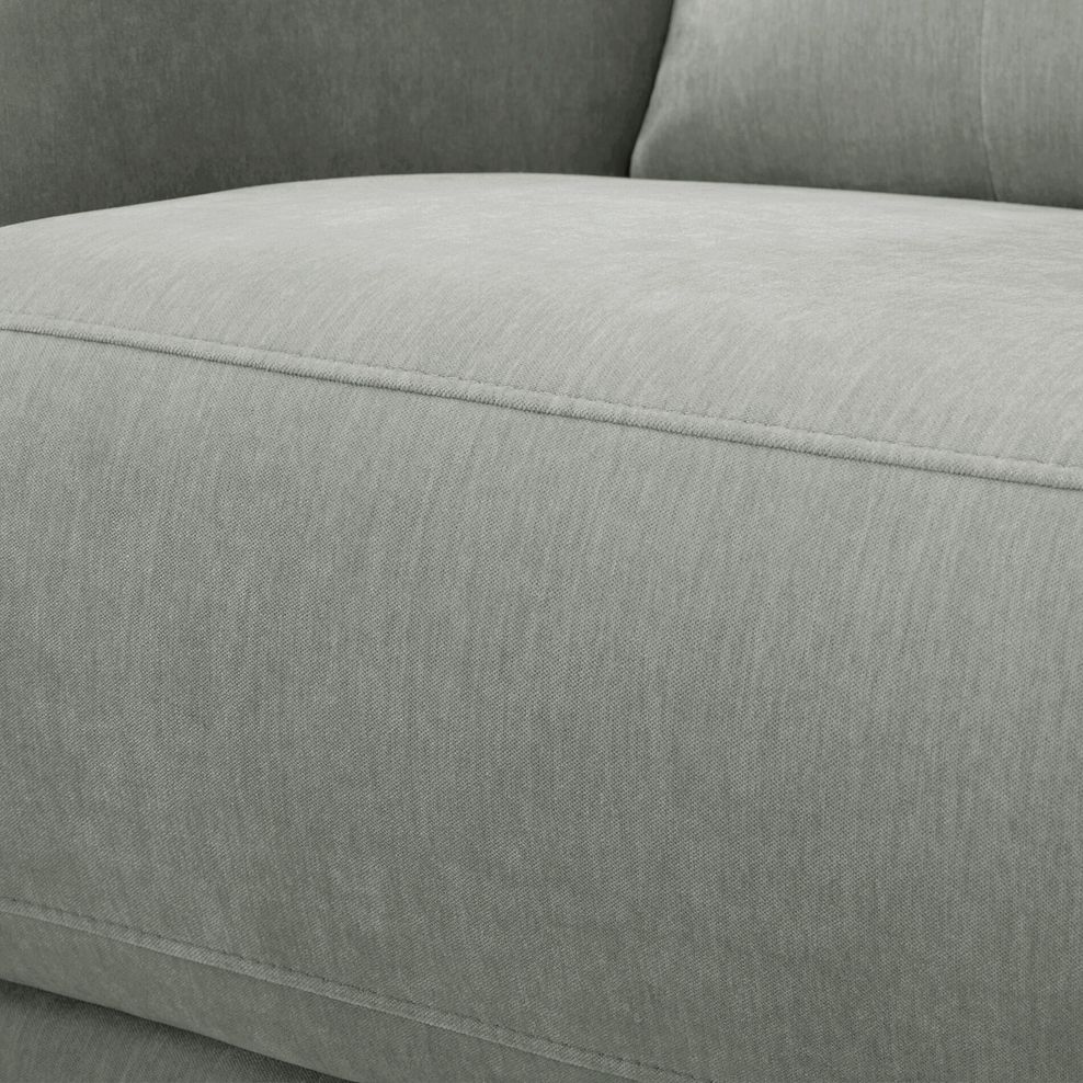 Juno Left Hand Corner Electric Recliner Sofa With Power Headrests in Amigo Sage Fabric 11