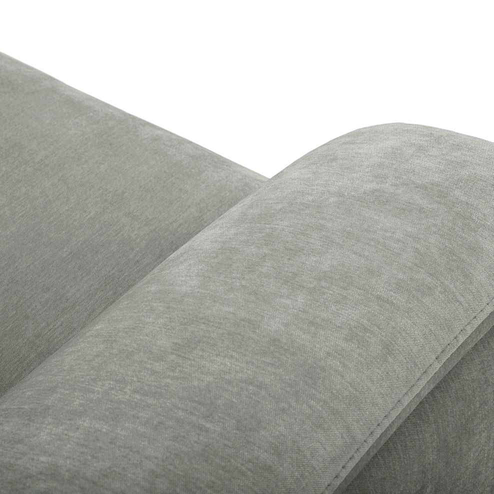 Juno Right Hand Corner Electric Recliner Sofa With Wireless Charging Console and Power Headrests in Amigo Sage Fabric 16