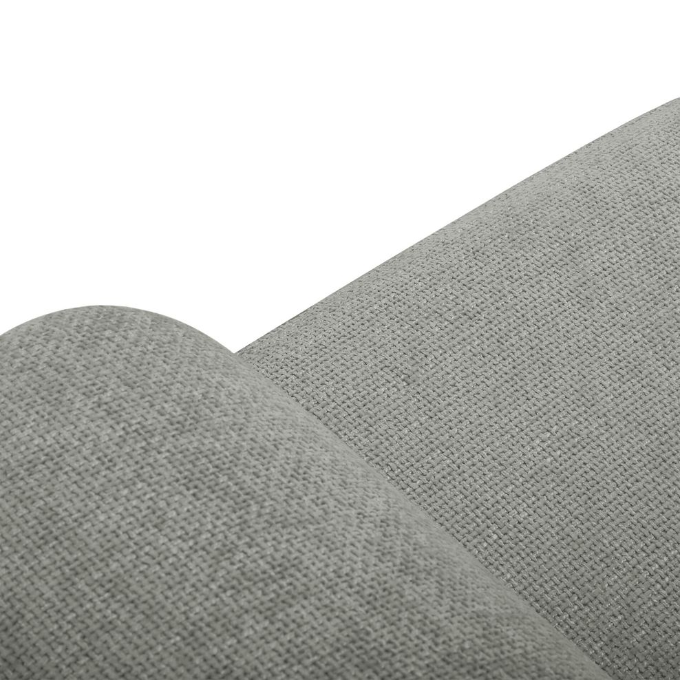 Juno Right Hand Corner Electric Recliner Sofa With Wireless Charging Console and Power Headrests in Hopsack Dove Fabric 13