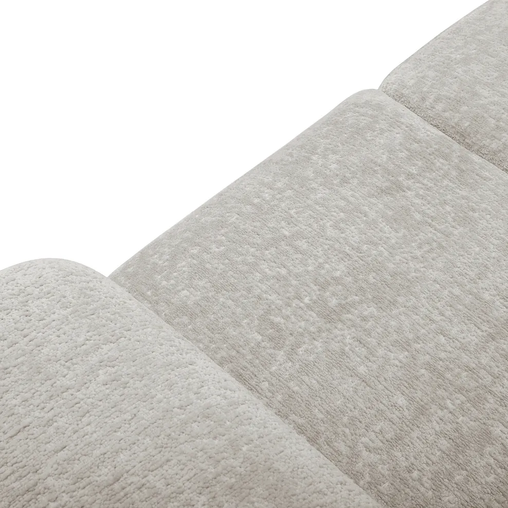 Juno Right Hand Corner Electric Recliner Sofa With Power Headrests in Koto Turtle Dove Fabric 16