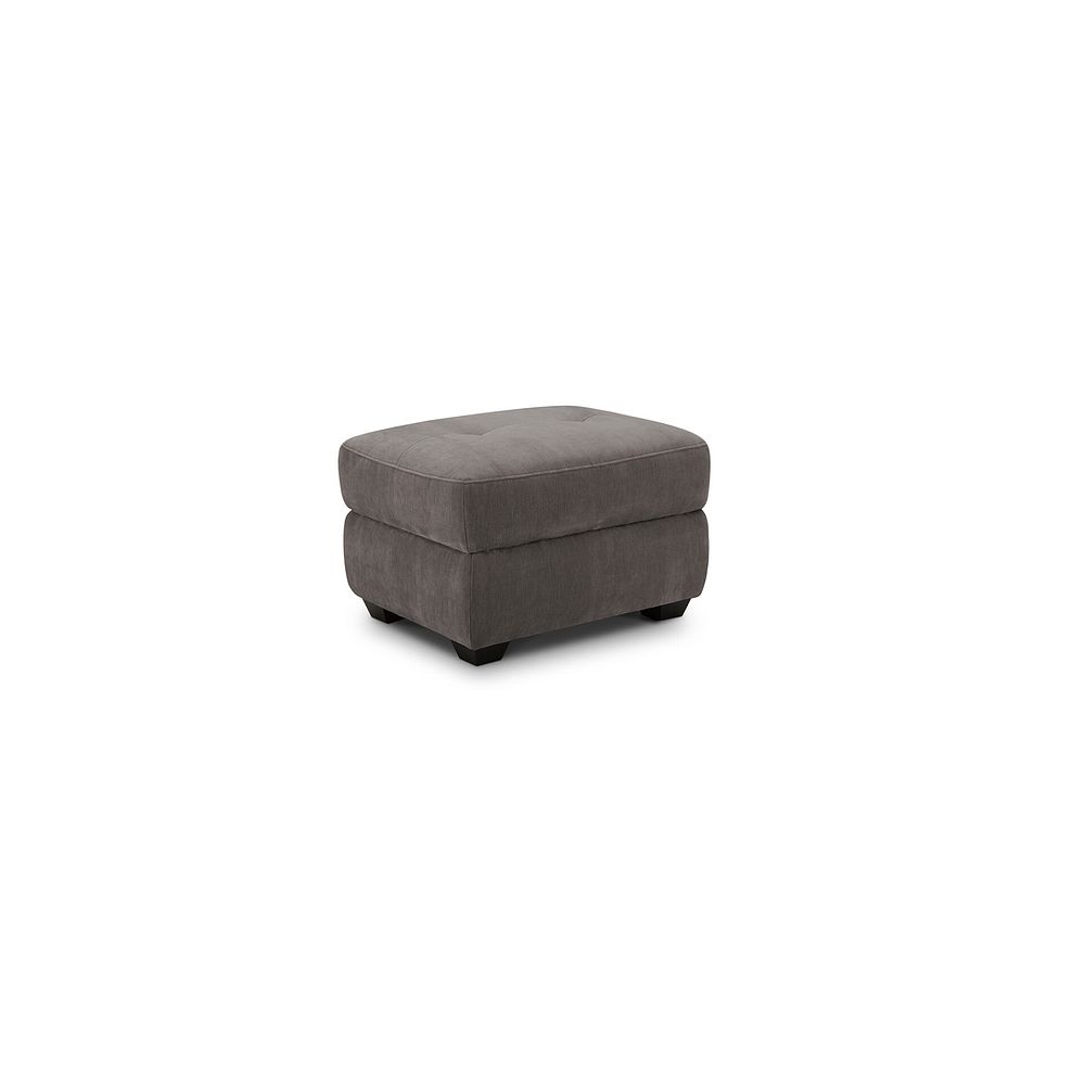 Juno Storage Footstool in Amigo Cocoa Fabric 1