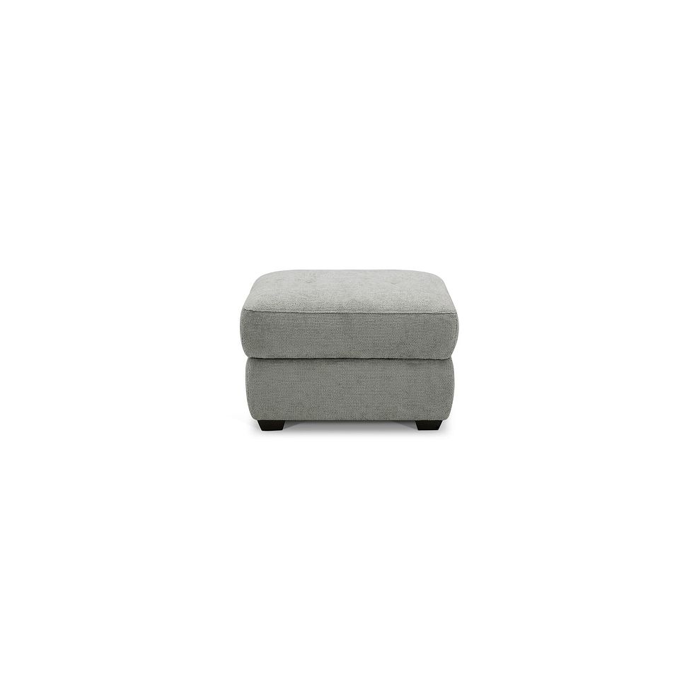 Juno Storage Footstool in Hopsack Dove Fabric 2