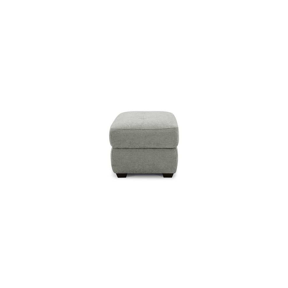 Juno Storage Footstool in Hopsack Dove Fabric 3