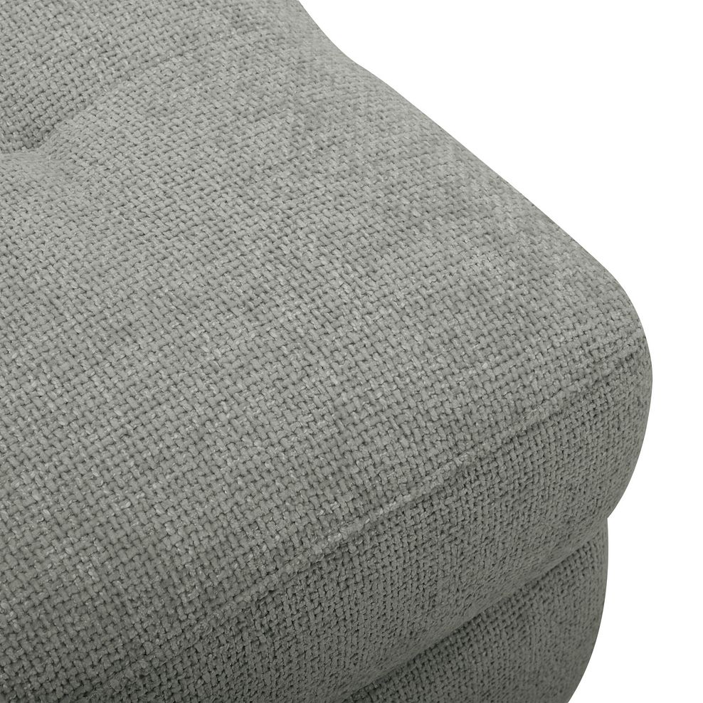 Juno Storage Footstool in Hopsack Dove Fabric 7