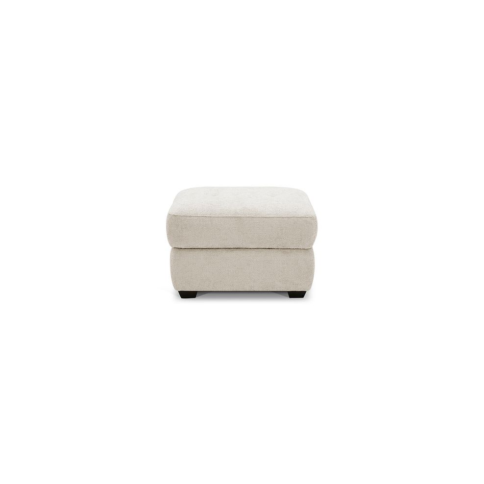 Juno Storage Footstool in Hopsack Natural Fabric 2