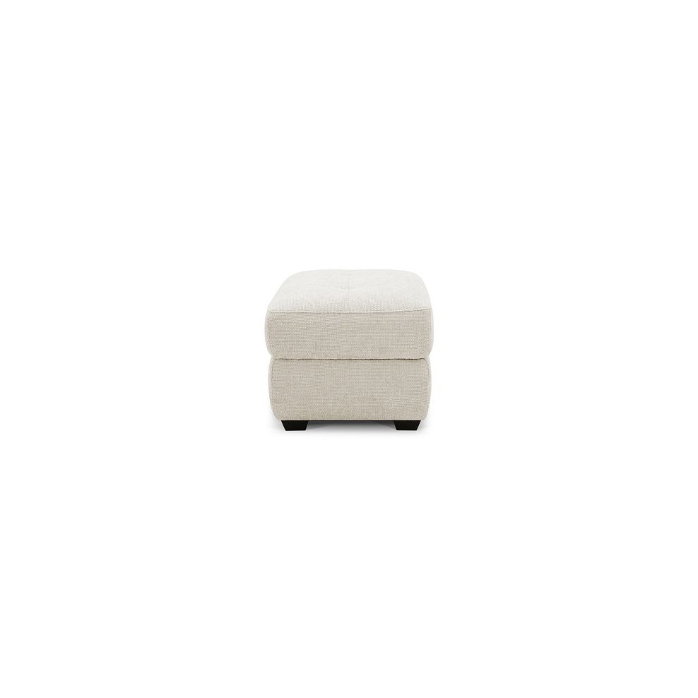 Juno Storage Footstool in Hopsack Natural Fabric 3