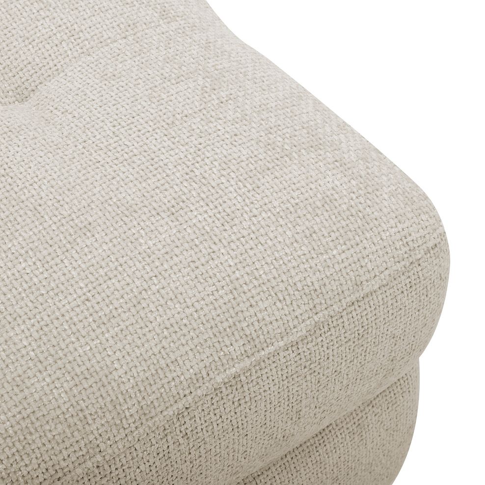 Juno Storage Footstool in Hopsack Natural Fabric 7