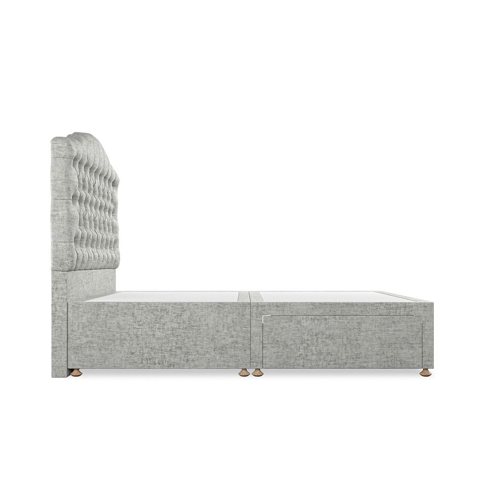 Kendal Double 2 Drawer Divan Bed in Brooklyn Fabric - Fallow Grey 4