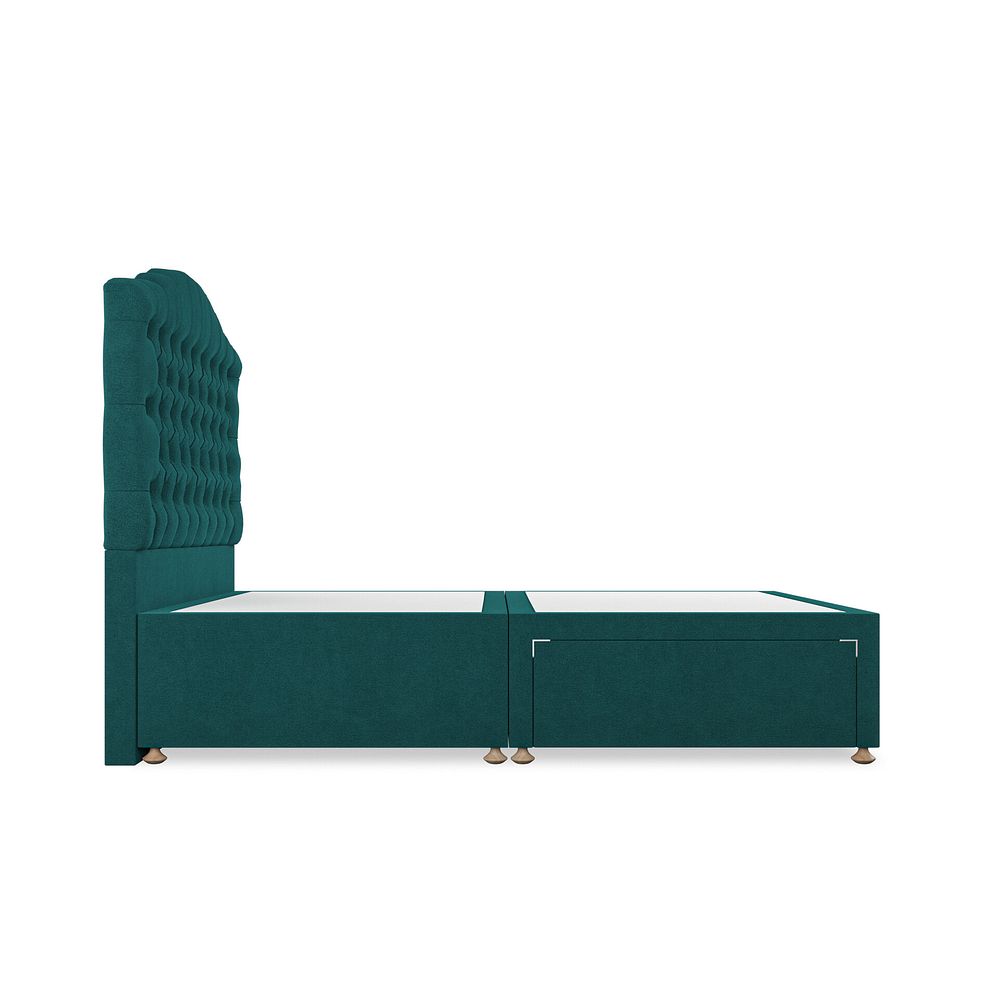 Kendal Double 2 Drawer Divan Bed in Venice Fabric - Teal 4